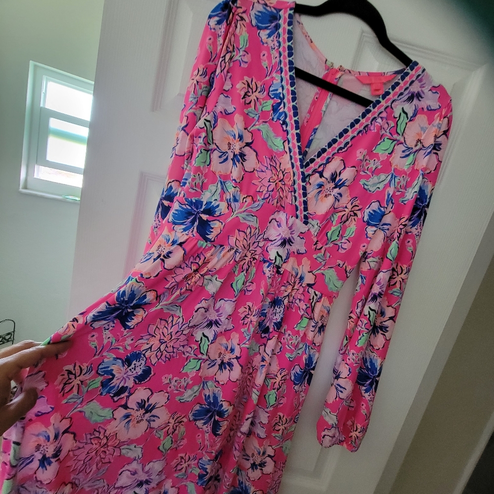 Cotton elastic dress